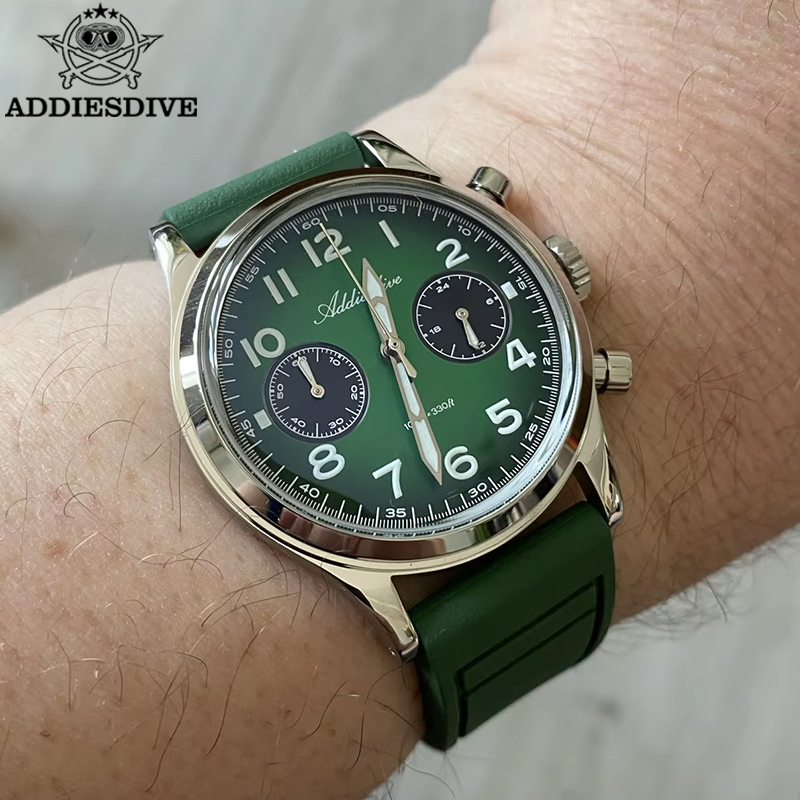 Zero Luxury Watch - นาฬิกา ADDIESDIVE รุ่นใหม่ Chronograph VK64 ควอตซ์