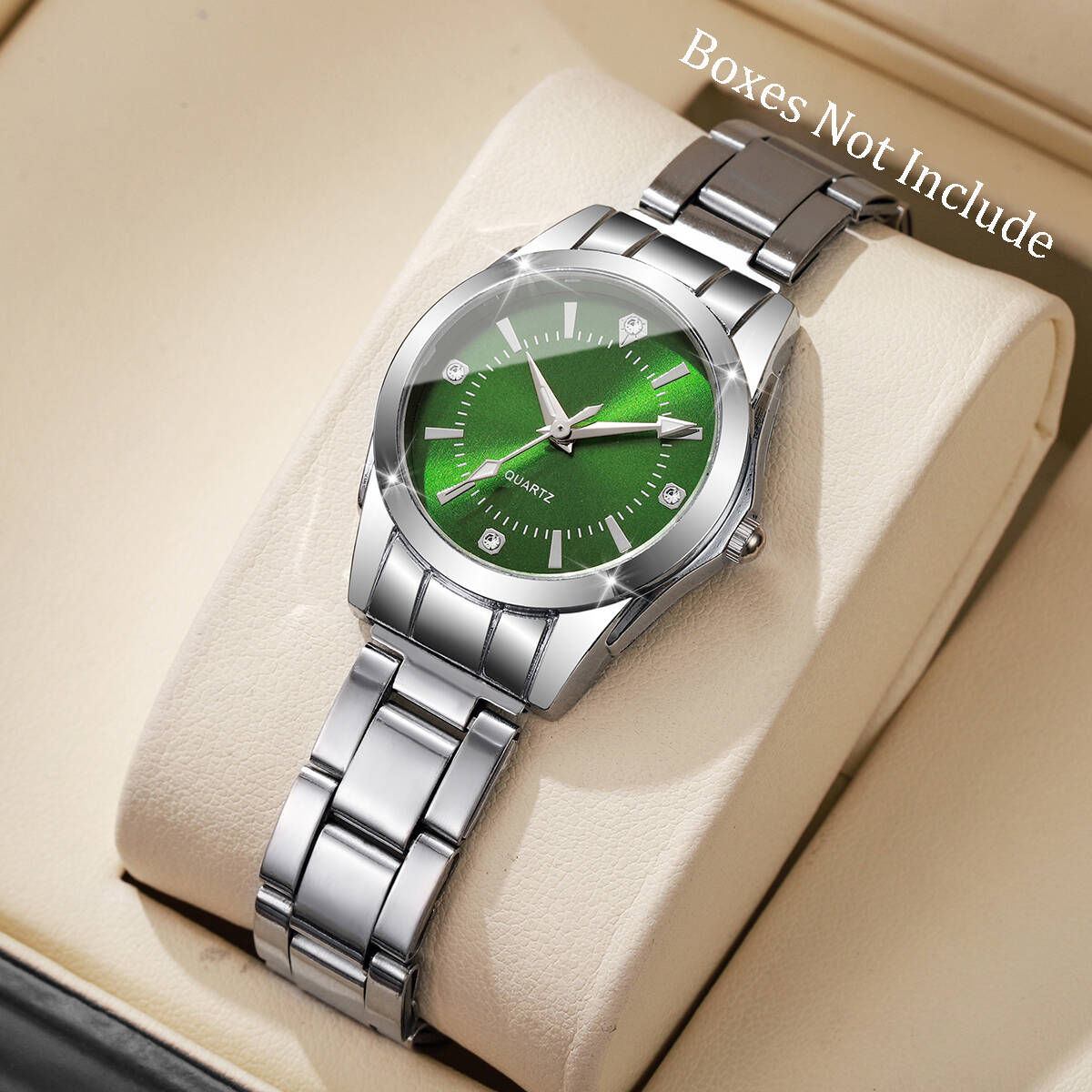 Luxury Watch Gift Box - Luxury Rhinestone ผู้หญิงนาฬิกา Casual นาฬิกาข้อมือควอตซ์นาฬิกาสําหรับสุภาพสตรีนาฬิกา Reloj