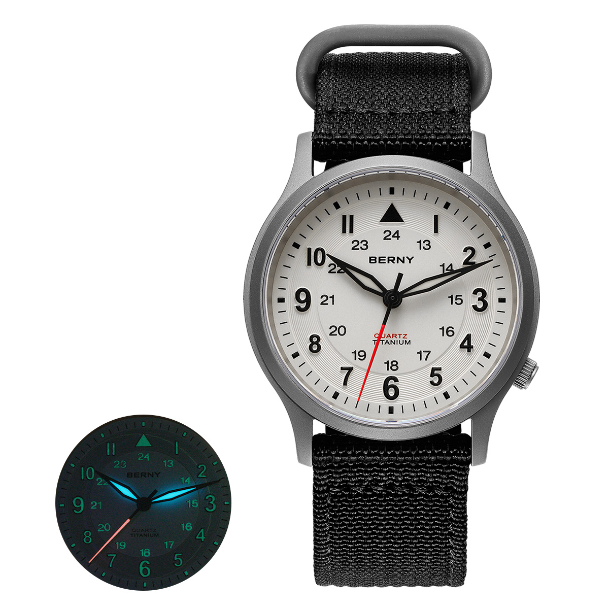 BERNY นาฬิกาไทเทเนียมสำหรับผู้ - Titanium Sport Watch บทวิจารณ์และราคา