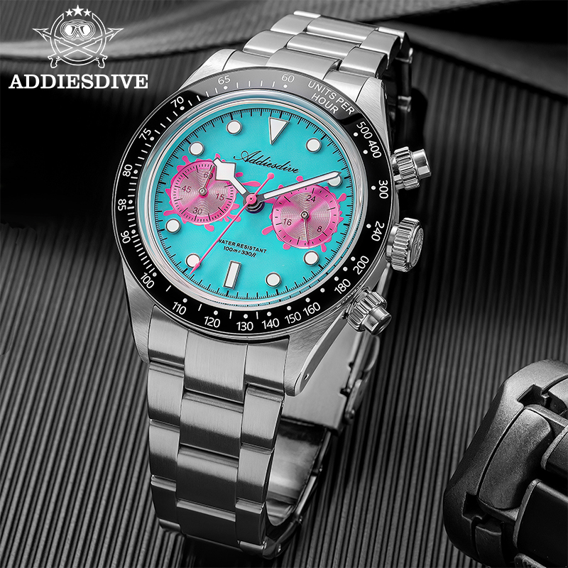 ADDIESDIVE นาฬิกาควอตซ์ผู้ชายข - Zero Luxury Watch บทวิจารณ์และราคา