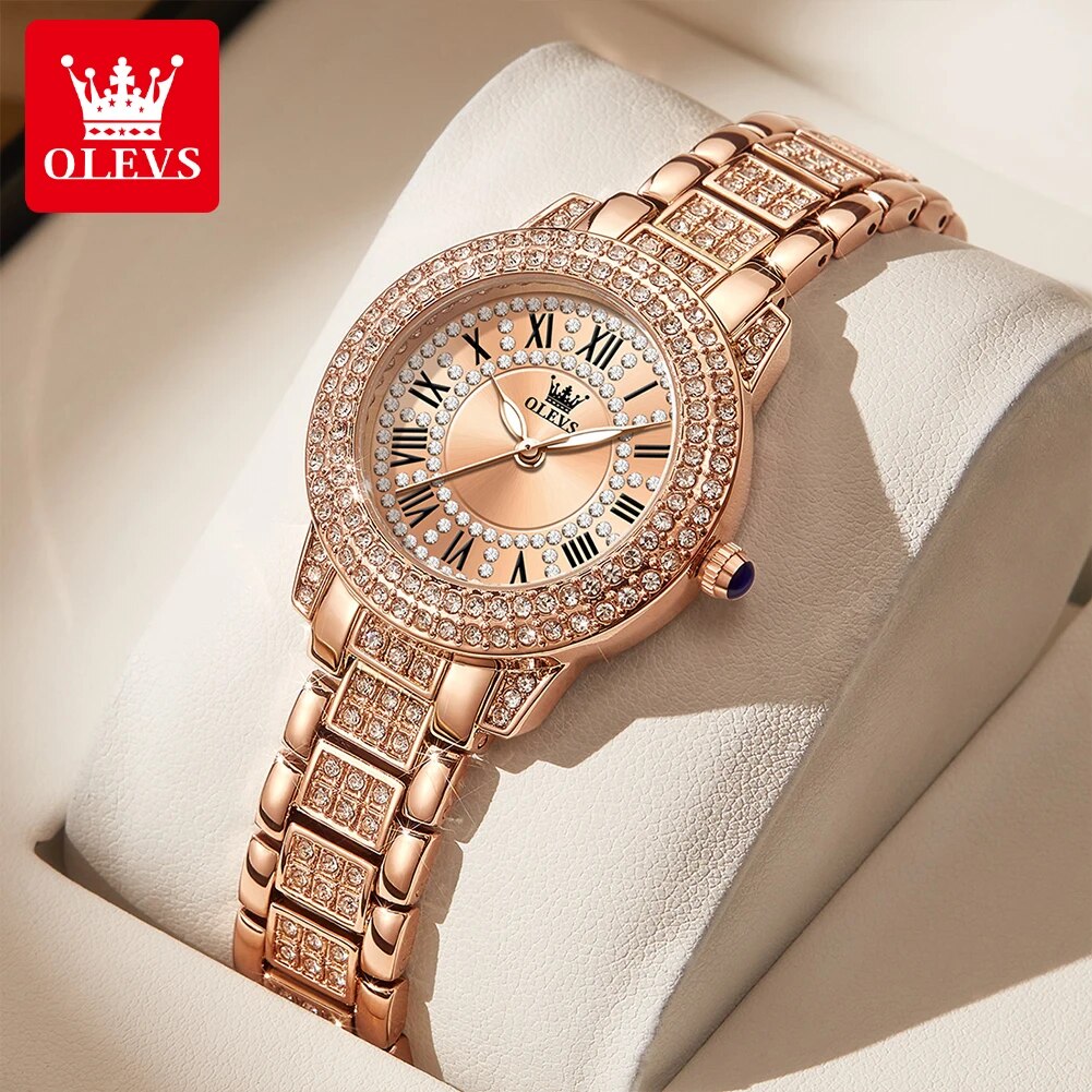OLEVS 9943นาฬิกาควอทซ์เพชรออริ - Luxury Watch Deals บทวิจารณ์และราคา