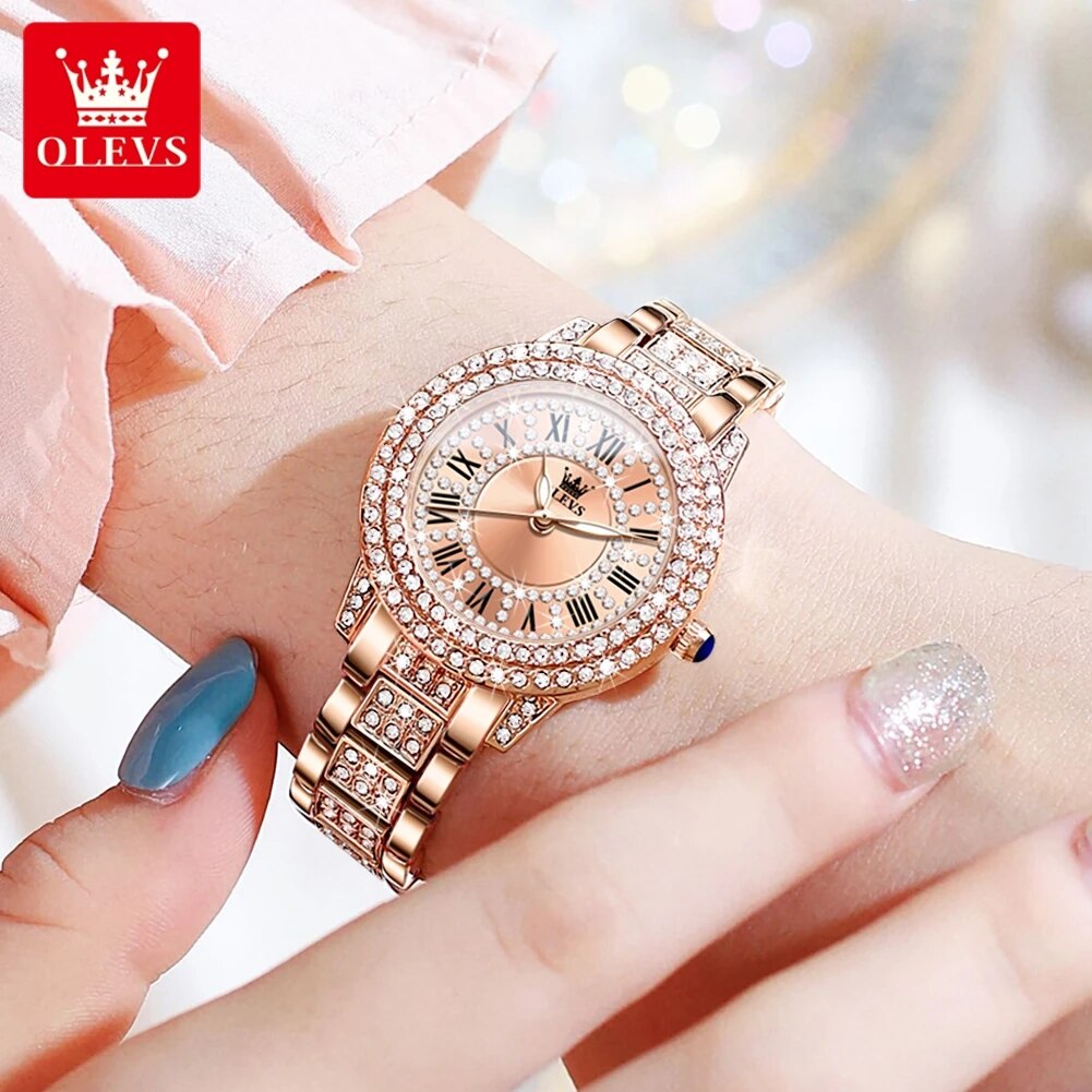 OLEVS 9943นาฬิกาควอทซ์เพชรออริ - Luxury Watch Deals บทวิจารณ์และราคา
