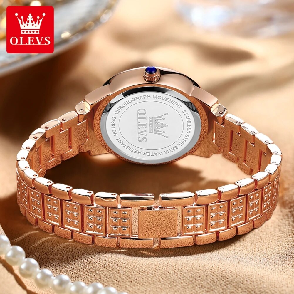 OLEVS 9943นาฬิกาควอทซ์เพชรออริ - Luxury Watch Deals บทวิจารณ์และราคา