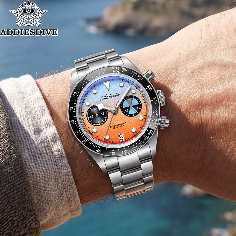 นาฬิกาควอตซ์โครโนกราฟสำหรับผู้ - Zero Luxury Watch บทวิจารณ์และราคา
