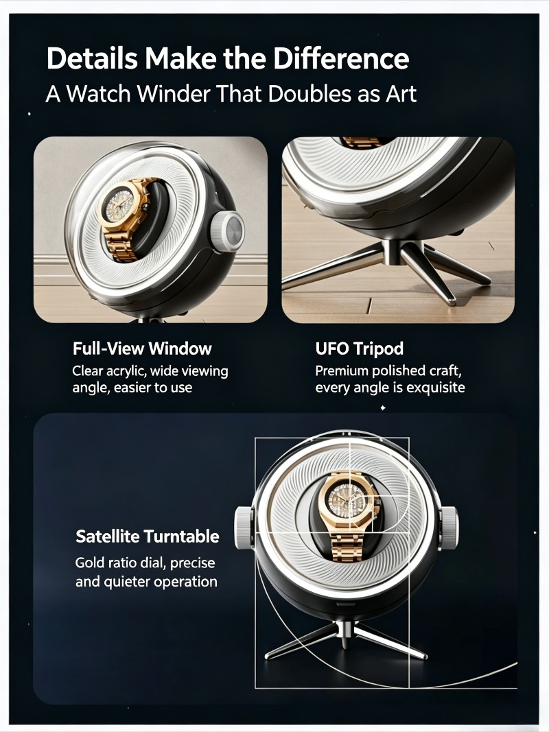 เครื่องหมุนนาฬิกาอัตโนมัติสุดห - Zero Luxury Watch บทวิจารณ์และราคา