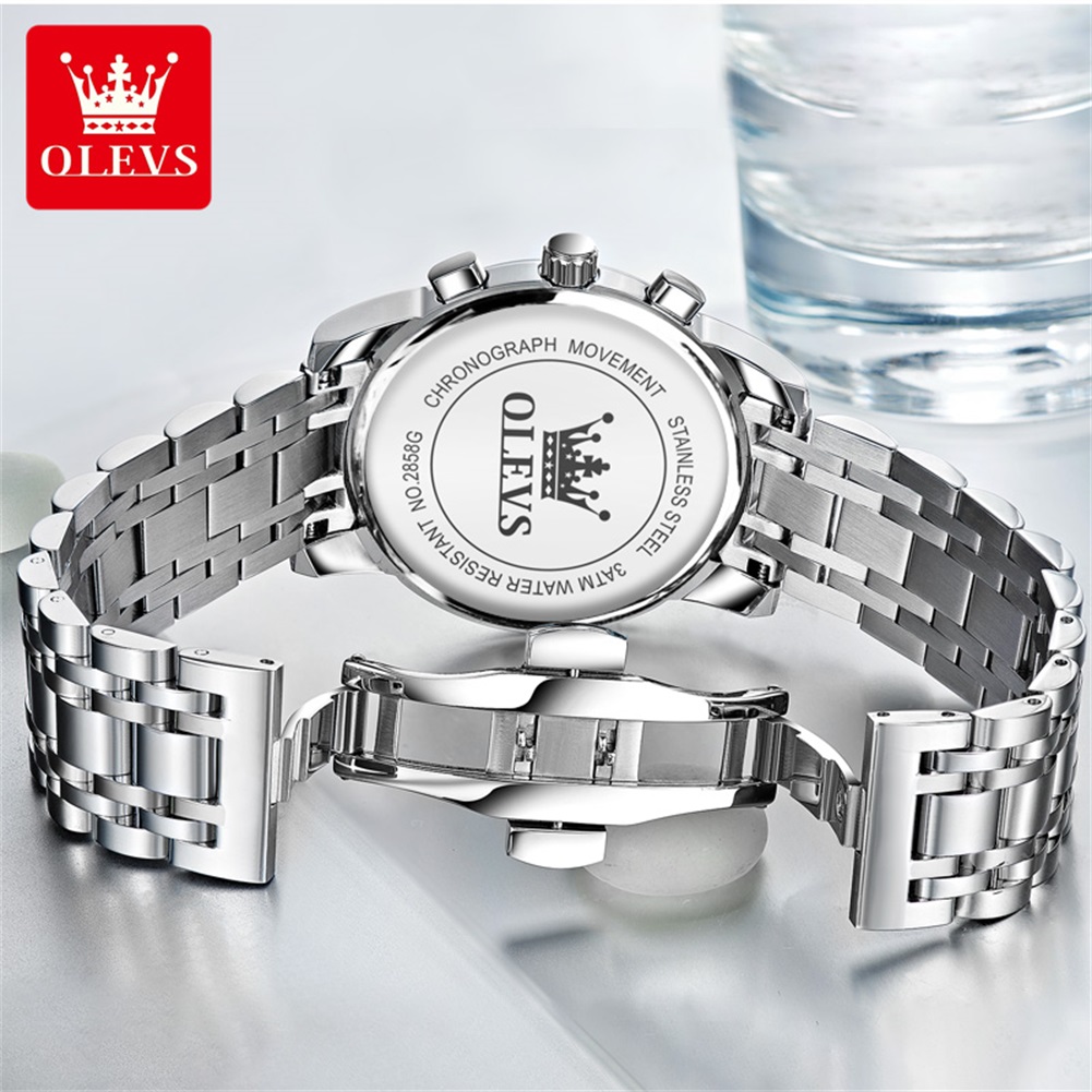 OLEVS นาฬิกาผู้ชายยอดนิยมสแตนเ - Luxury Watch Deals บทวิจารณ์และราคา