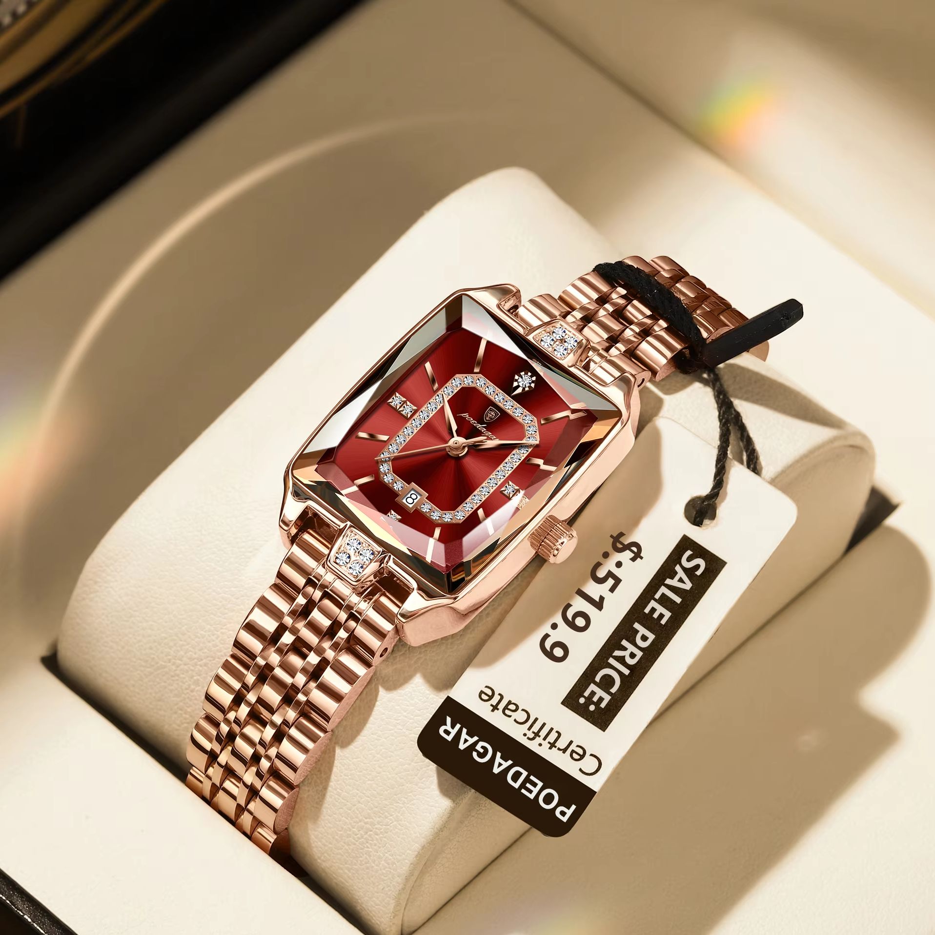 POEDAGAR แฟชั่นผู้หญิงนาฬิกาข้ - Luxury Watch Deals บทวิจารณ์และราคา