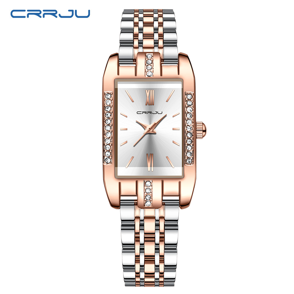 CRRJU Luxury Square นาฬิกาผู้ห - Luxury Watch Deals บทวิจารณ์และราคา