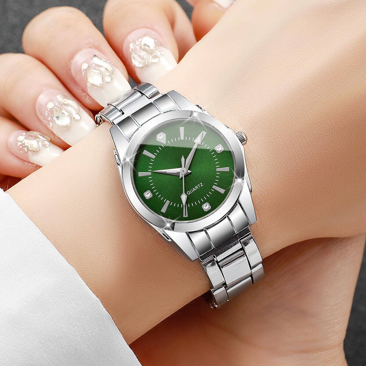 Luxury Rhinestone ผู้หญิงนาฬิก - Luxury Watch Gift Box บทวิจารณ์และราคา