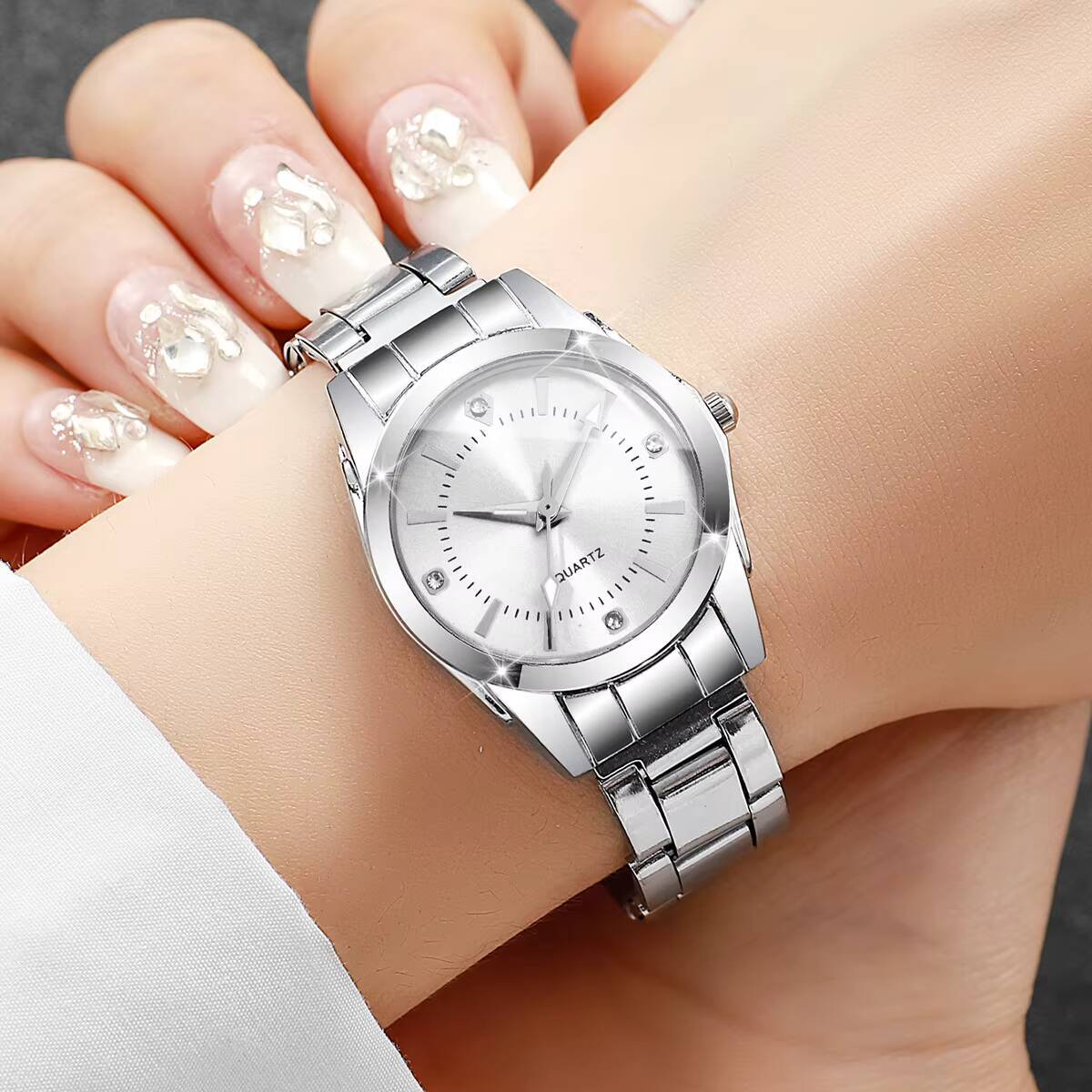 Luxury Rhinestone ผู้หญิงนาฬิก - Luxury Watch Gift Box บทวิจารณ์และราคา