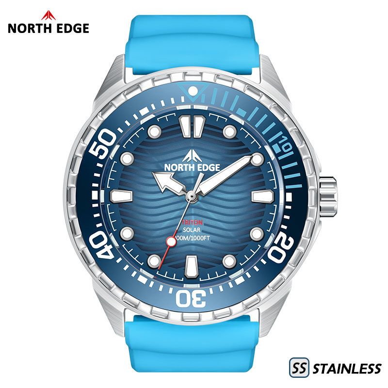 นาฬิกาดำน้ำ NORTH EDGE TRITON- - Titanium Sport Watch บทวิจารณ์และราคา